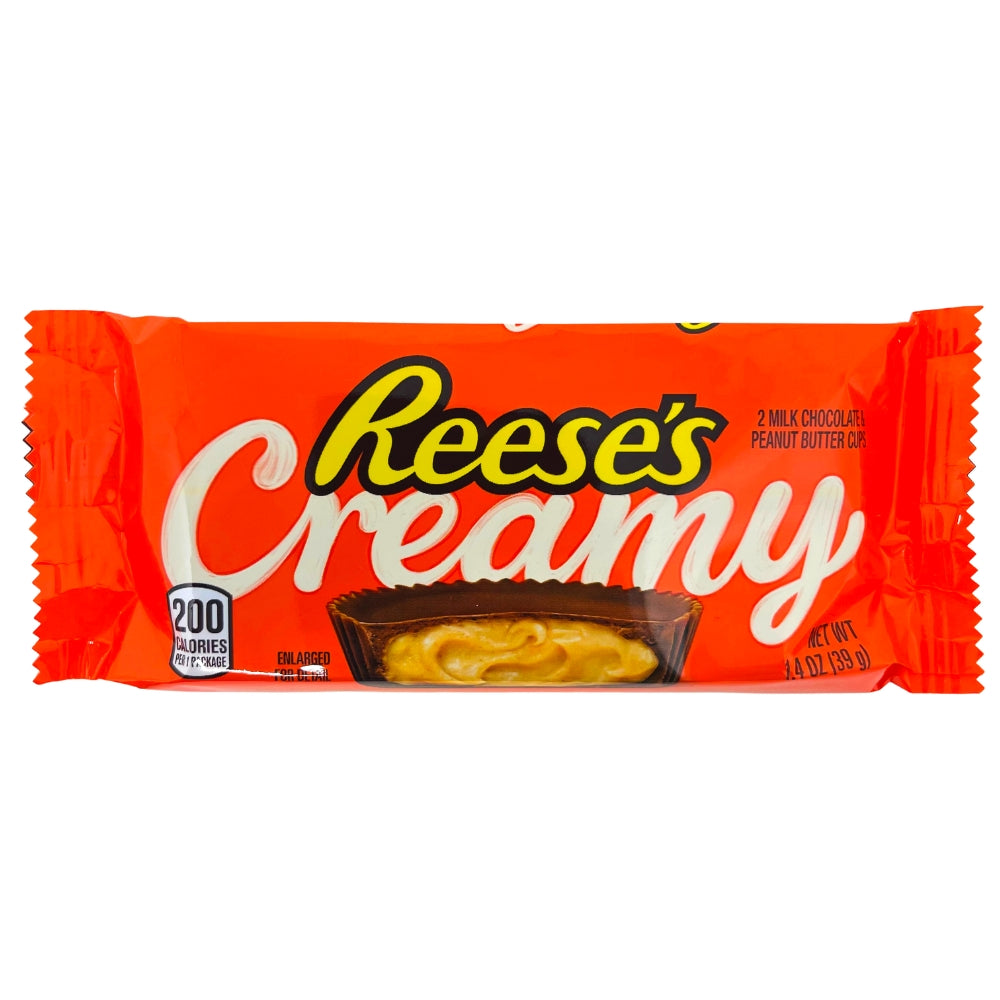 Reese Creamy Peanut Butter Cup 1.4oz Front, Reeses, reeses chocolate, reese, reese chocolate, reeses peanut butter cups, new peanut butter cups, new reeses